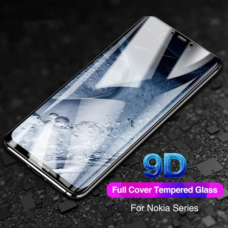 2 шт. 9D закаленное Стекло пленка для Nokia 8 7 7,1 6,1 5,1 3,1 плюс полное покрытие изогнутая Защитная пленка для экрана для Nokia 4,2 3,2 2,2 3 6