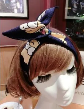 New Mickey Ears Headband Cartoon Minnie ears christmas Headband Bow Modeling Girl Hair Accessories Birthday Party Celebration