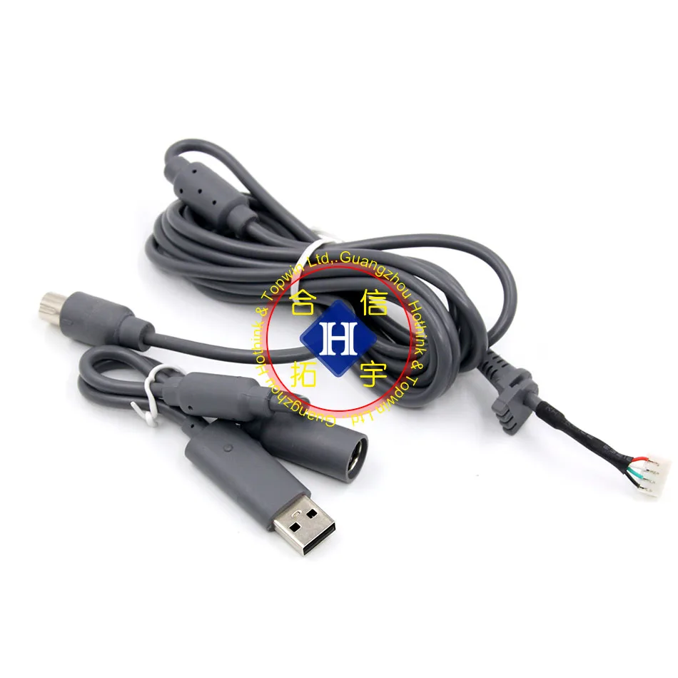 HOTHINK черный/серый 1 8 м USB игровой кабель для XBOX 360 / тонкий проводной ремонта