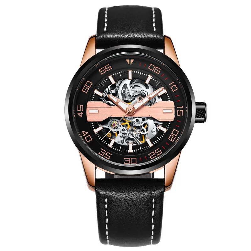 OCHSTIN спортивные дизайнерские часы мужские часы Топ бренд класса люкс Montre Homme Часы Мужские автоматические часы с скелетом