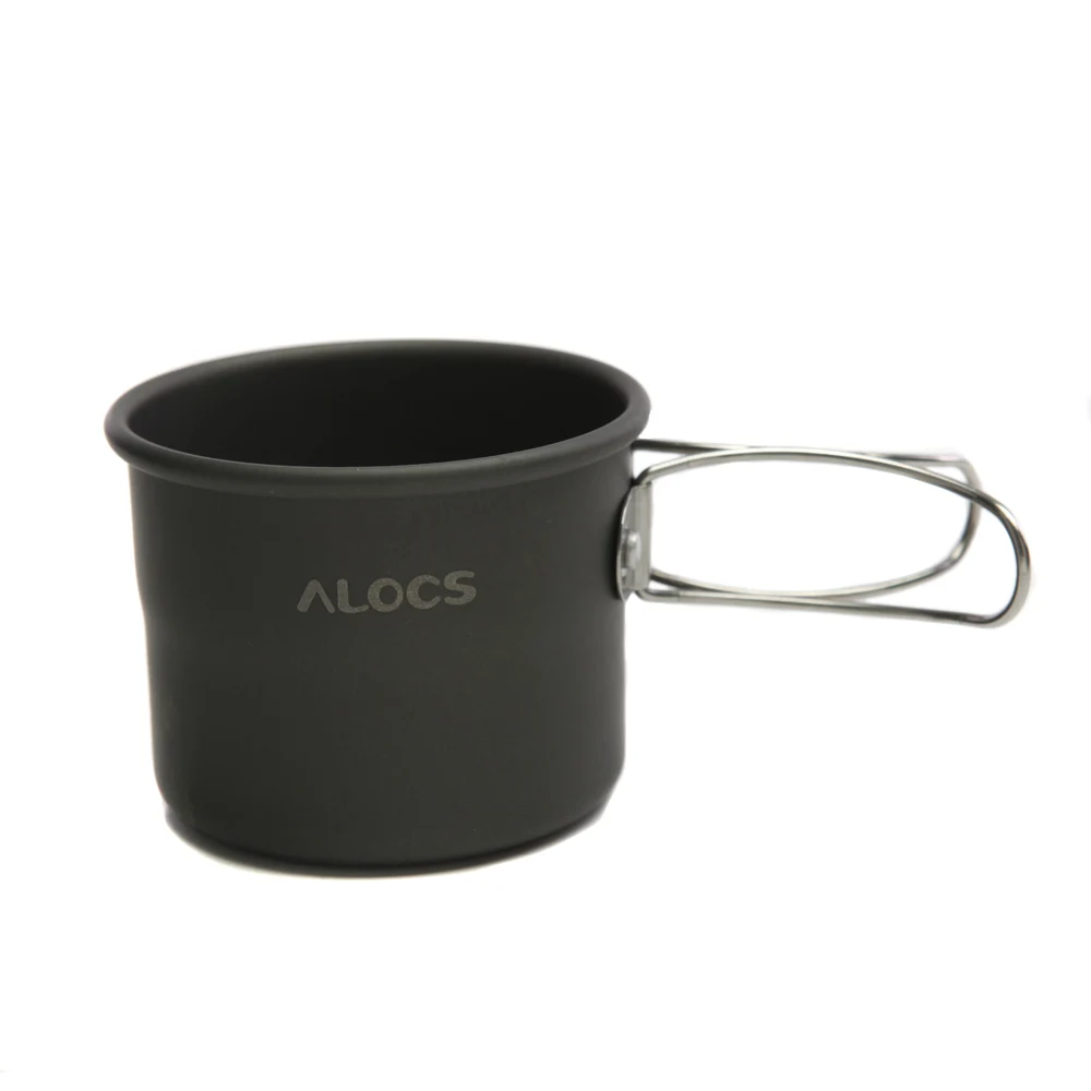 ALOCS портативная чашка для кемпинга на открытом воздухе с алюминиевым оксидом
