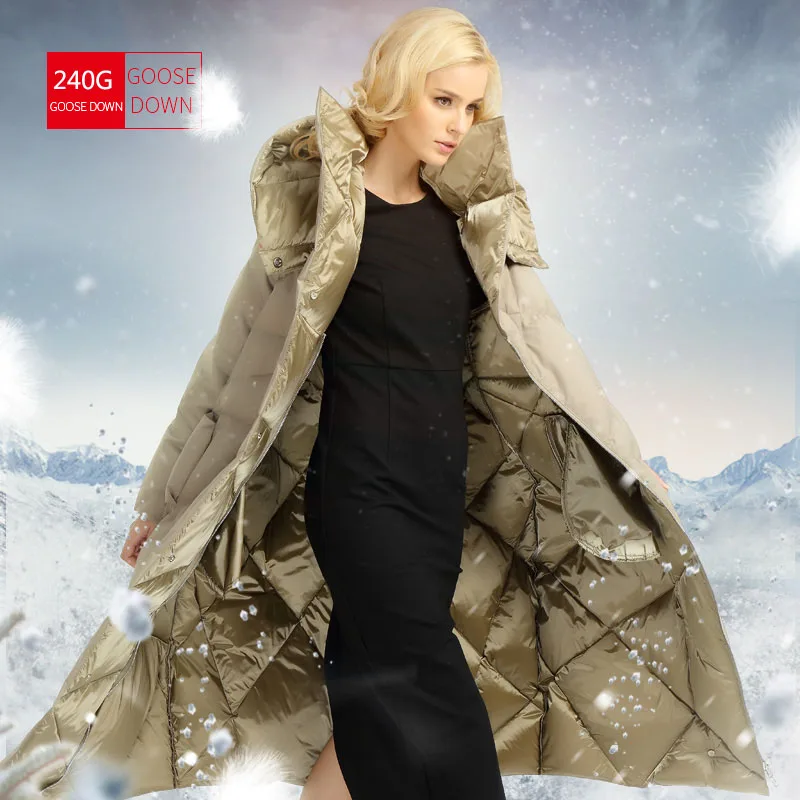 2016 новая зимняя коллекция зимнее женское пуховое пальто куртка теплая Высокое