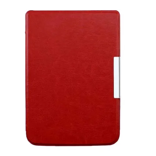 Red Ультратонкий флип-чехол из искусственной кожи для Pocketbook 616/627/632 Ereader устойчивая к падениям Защитная пленка с магнитом для автоматического сна - Цвет: Red