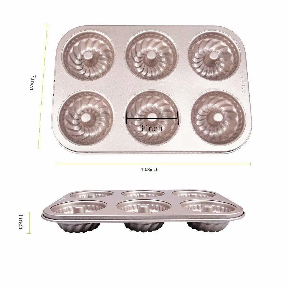 Мини- специальной смеси kugelhopf плесень nonstick печь пирог двигается пан- золото формы форма для торта выпечки