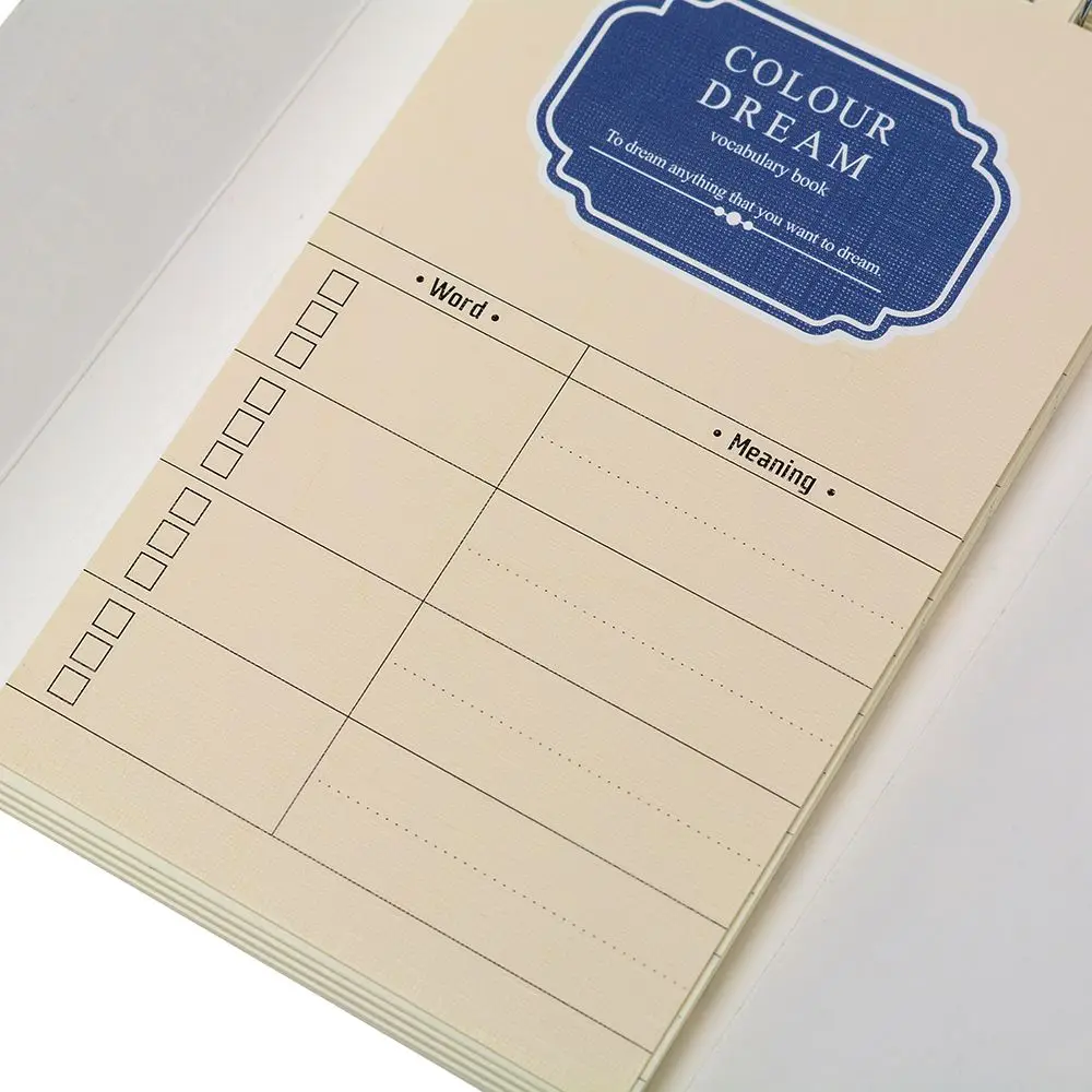 Обучающий спиральный блокнот с единорогом для изучения иностранного языка