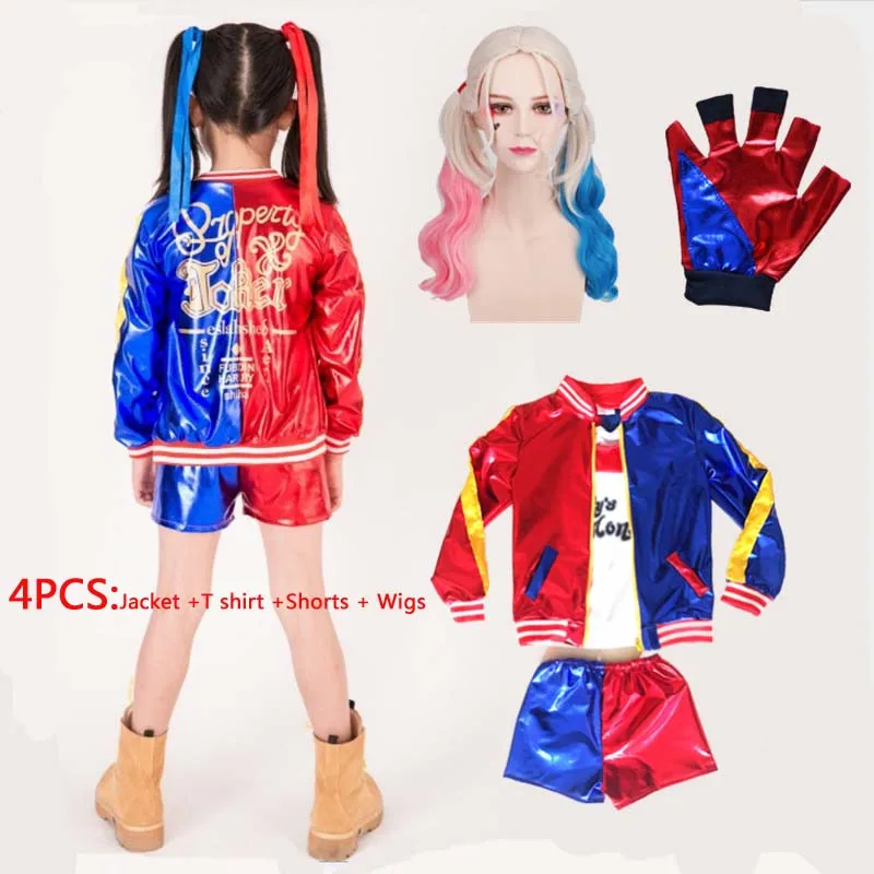 Костюмы Harley Quinn новинка 2020 детские пальто для девочек Женская куртка женские