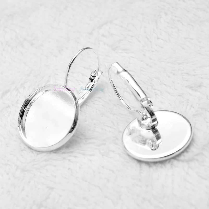 Стеклянные кабошоны 16 мм пустая основа из античной бронзы и меди для французских