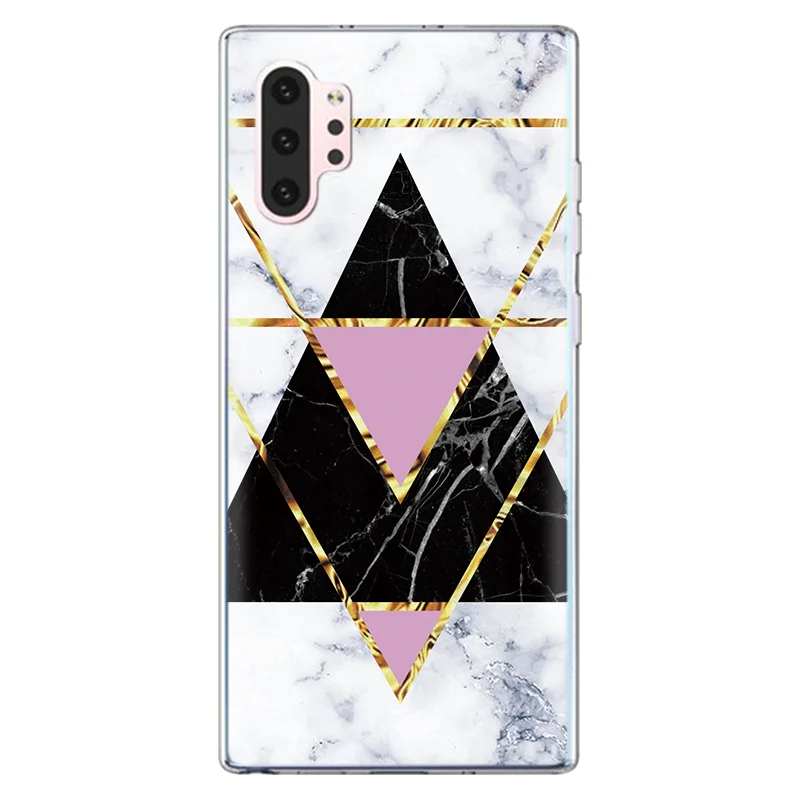dls2sjf Чехол с мраморными цветами для samsung Galaxy Note 10 Pro, чехол для samsung Galaxy A50 A70 A20e A30 A40, прозрачный чехол с геометрическим рисунком ананаса - Цвет: dls2sjf