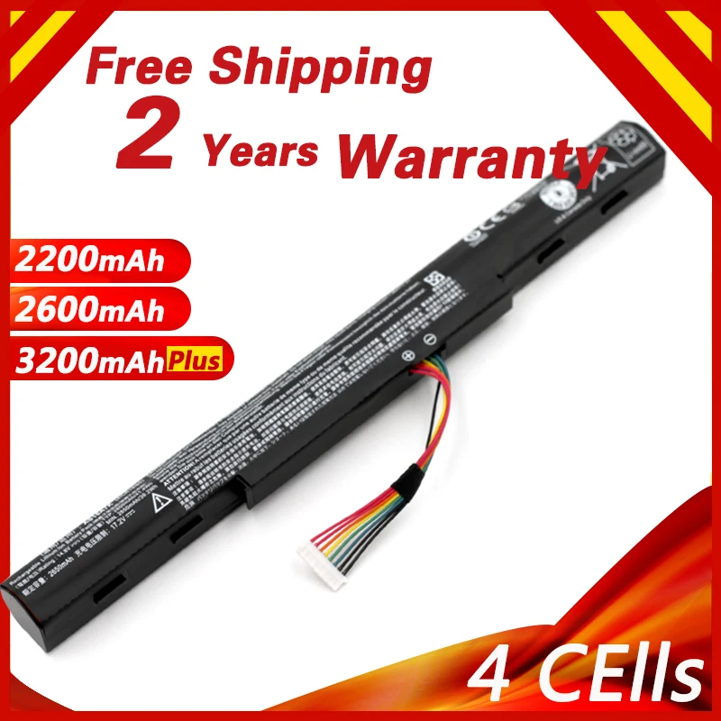 Golooloo AS16A5K AS16A7K AS16A8K 4 камеры для Acer E 15 Aspire E5 575 575TG 774 G 774|Аккумуляторы ноутбуков| |