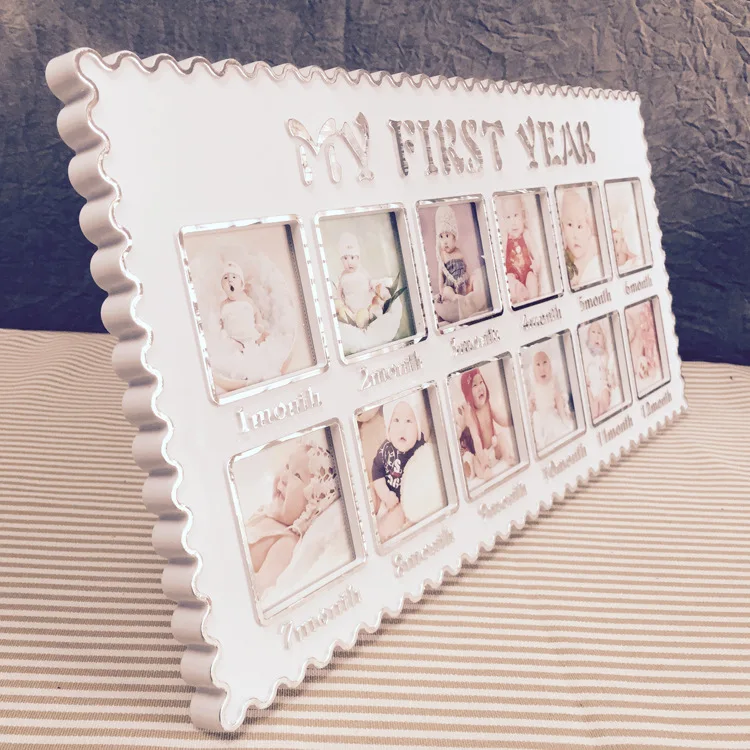 Детский домашний декор креативная фоторамка для первого года ребенка 12