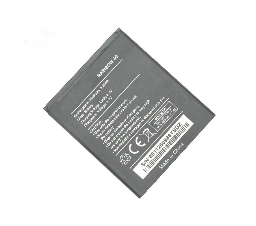 Ciszean 10x Новый 3 7 V 2500mAh запасная батарея Rainbow4g для Wiko RAINBOW 4G Batterie Bateria батареи