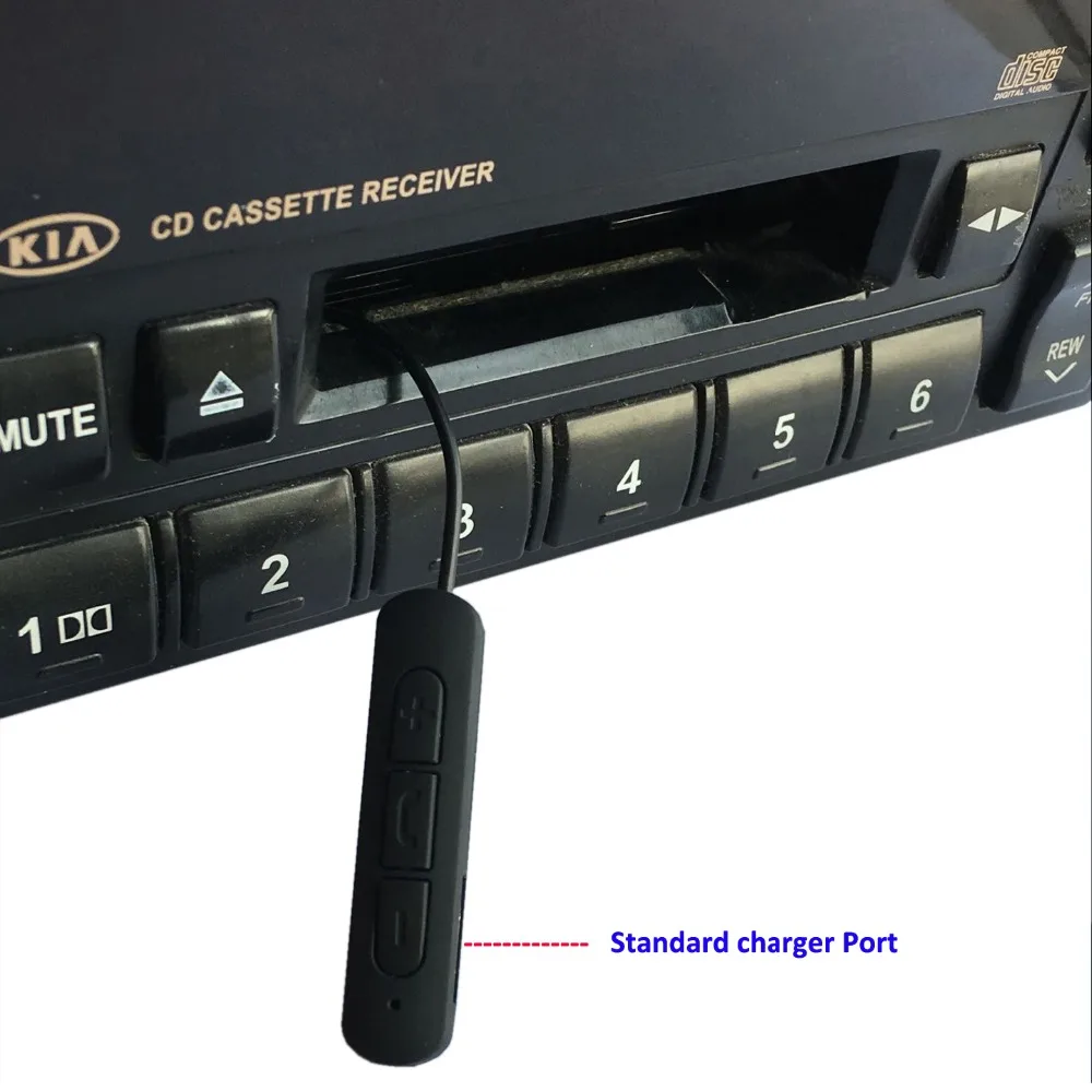 Многофункциональный автомобильный Bluetooth Кассетный адаптер V4.1 музыкальный