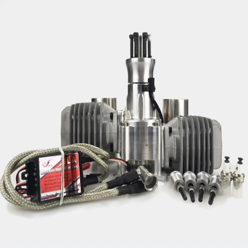 

Для газового двигателя 116CC, двухцилиндровый CNC DLA116, бензиновый двигатель для радиоуправляемой модели самолета