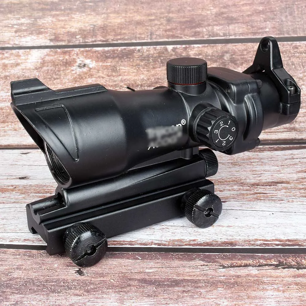 ACOG 1X32 Красная точка зрения оптические прицелы оптическим Red Dot Сфера охотничьи прицелы с 20 мм направляющей для Страйкбольное ружье