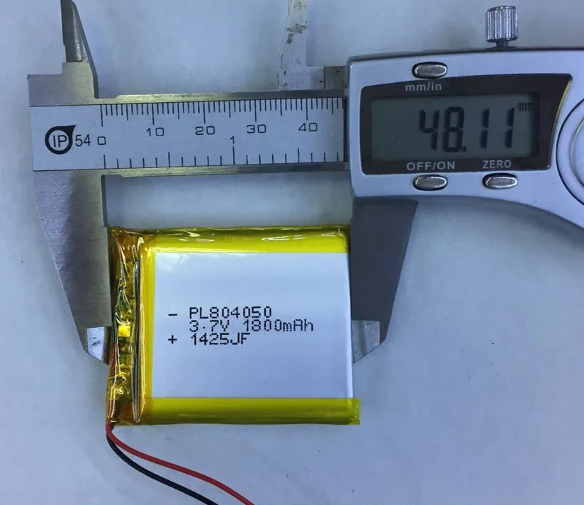 

3,7 в полимерная литиевая батарея 804050 1800 мА/ч GPS-навигация мобильное зарядное устройство с плоской панелью