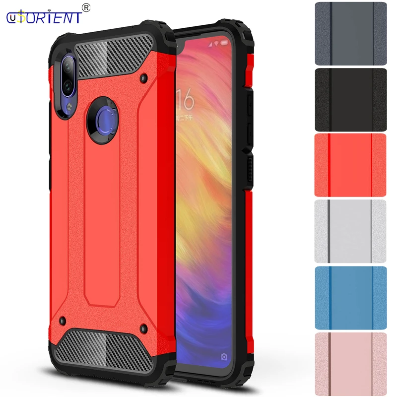 Xiaomi Redmi Note 7 Чехол Xiomi Redm Note7 гибридный защитный чехол-бампер Xaomi Прочный Гибридный