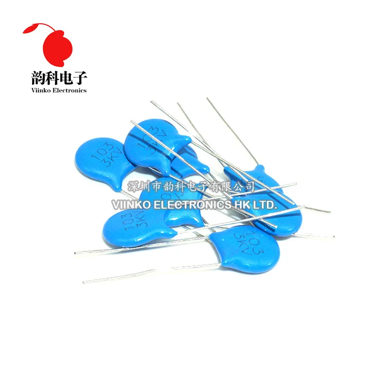 20pcs High voltage Ceramic Capacitor 3KV 5PF 10PF 15PF 20PF 22PF 27PF 30PF 47PF 56PF 100PF 220PF 1NF 2.2NF 3.3NF 4.7NF 10NF | Электронные
