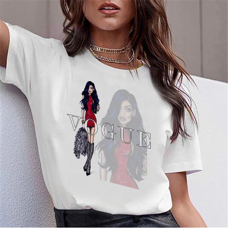 Футболка женская с принтом повседневная летняя | Женская одежда