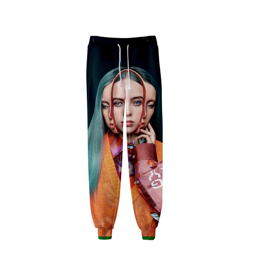 Frdun Tommee 3D Billie Eilish брюки с принтом повседневные весенние повседневные штаны для бега женские и мужские брюки тонкие крутые горячая Распродажа брюки 4XL