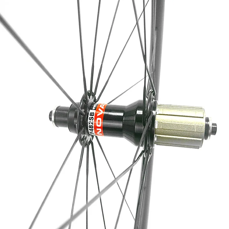 carbon bike wheels 45mm 3K /UD matte 700c clincher 23mm road NOVATEC SL291S/SL492SB 20/24 bicycle | Спорт и развлечения