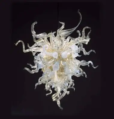 

Contemporary Type White Clear Glass Chandelier Crystal