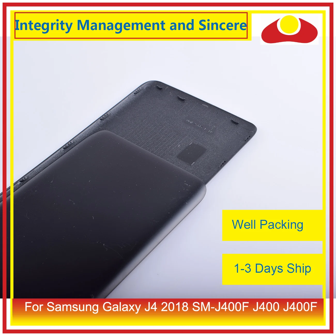 10 шт./лот для samsung Galaxy J4 SM-J400F J400 J400F корпус батарея Дверь задняя крышка корпус замена корпуса