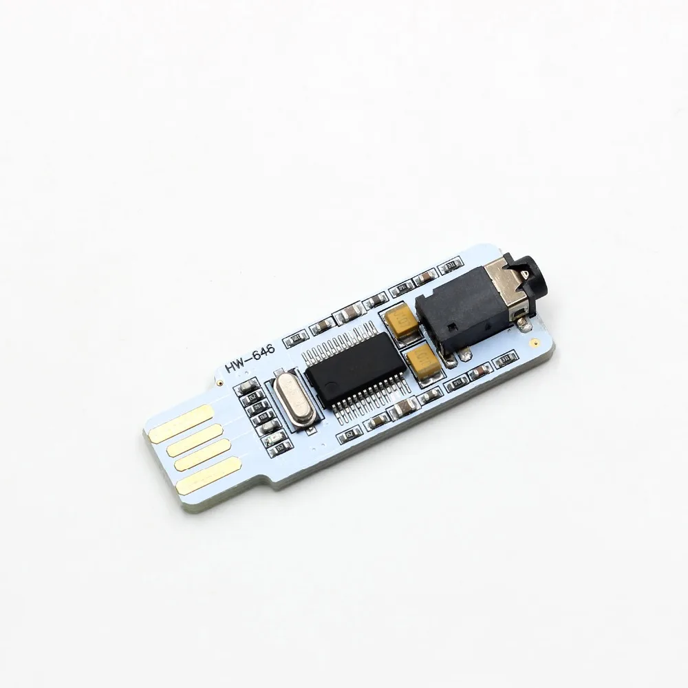 Мини PCM2704 USB Аудио Звуковая карта DAC декодер плата Бесплатный диск для ПК