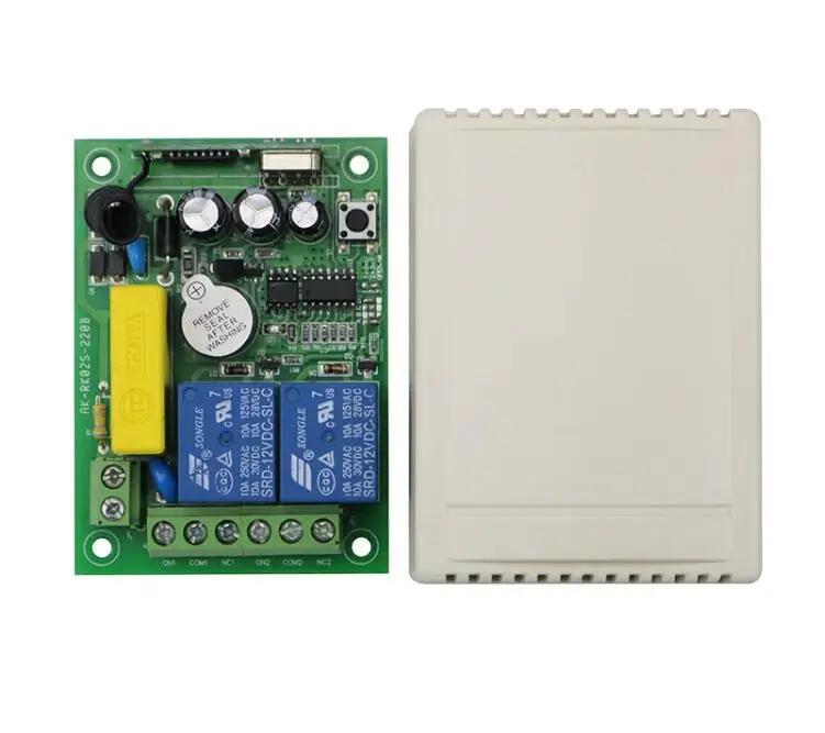 Беспроводной приемник с дистанционным управлением 220 В перем. Тока 2 канала 1