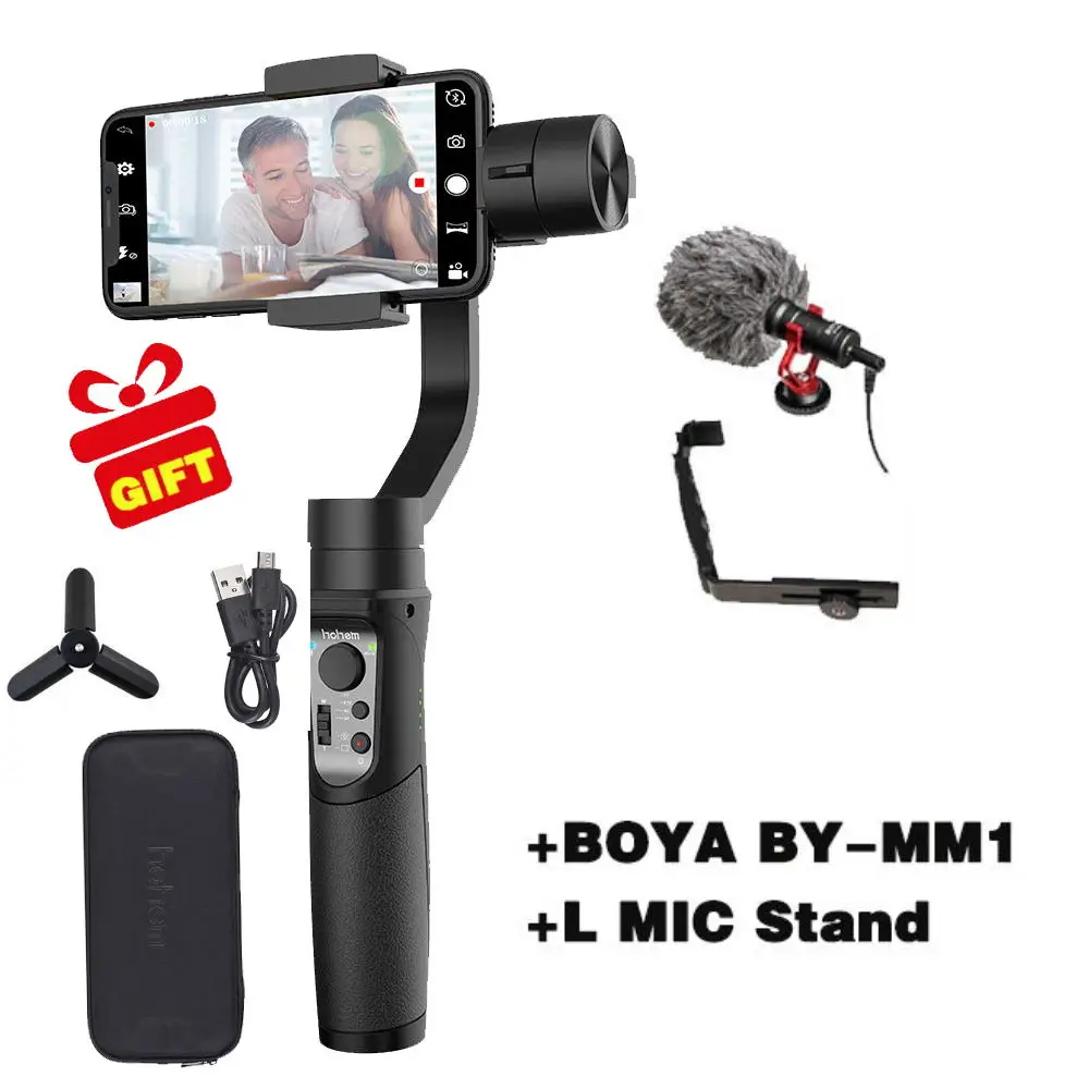 Opition 3 Hohem iSteady мобильный 3-осевой Карманный стабилизатор для Gopro sjcam экшн-камеры iPhone samsungpk гладкой 4 vimble 2 DJI OSMO - Цвет: Opition 3