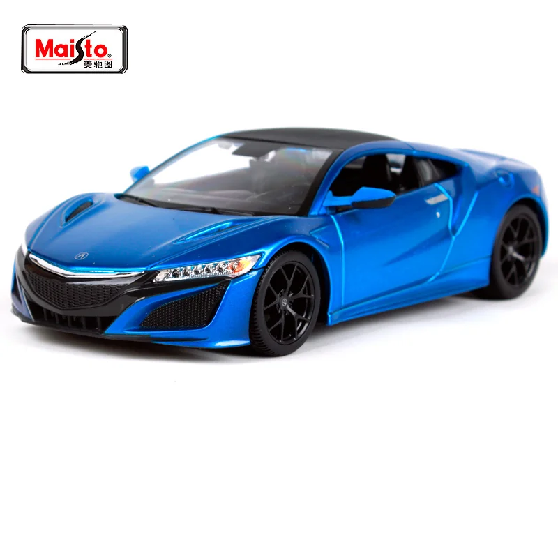 Maisto 1:24 2018 Acura NSX литая модель автомобиля игрушка Новый в коробке Бесплатная