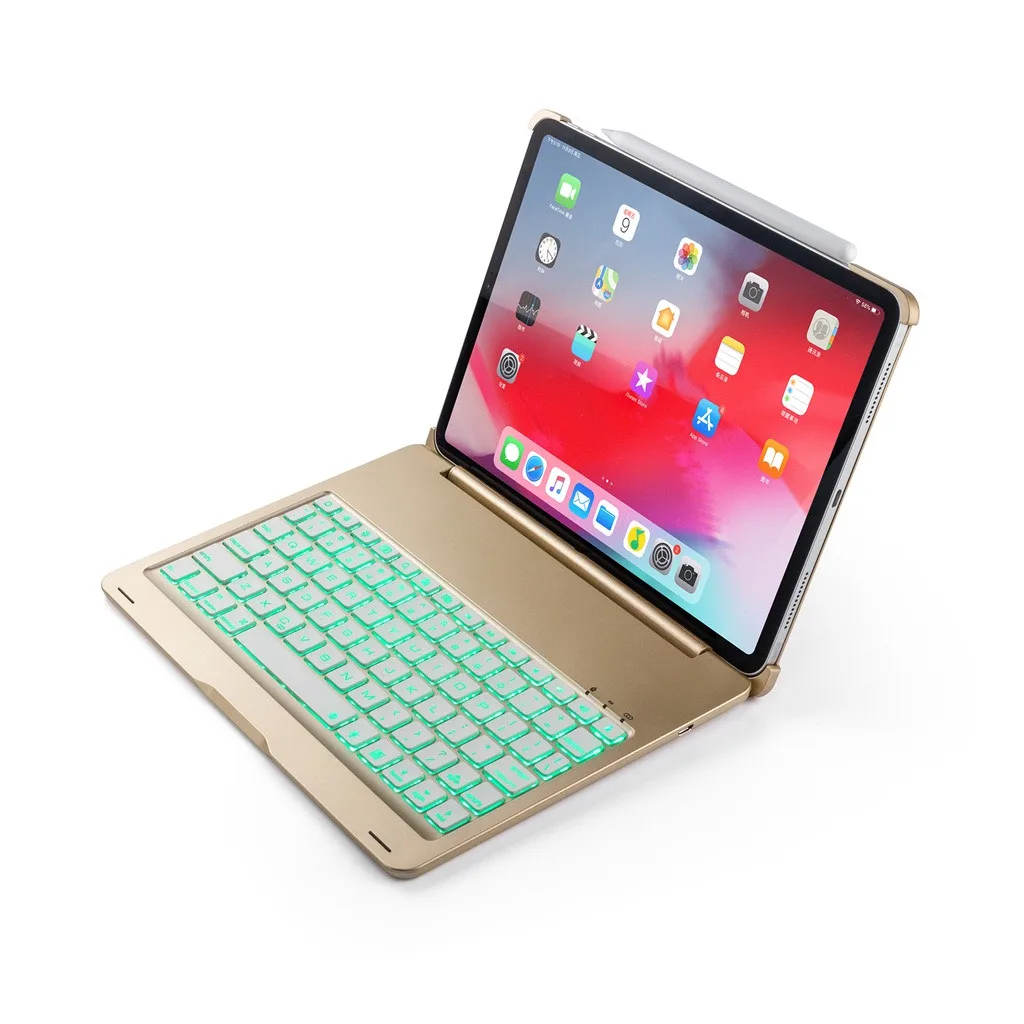 Тонкий чехол для клавиатуры из алюминиевого сплава с подсветкой Apple iPad Pro 11