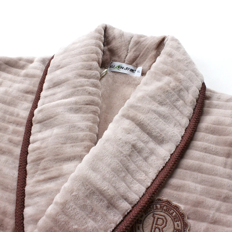 Осенне-зимняя обувь толстые коралловые бархат пара платья Длинные рукава