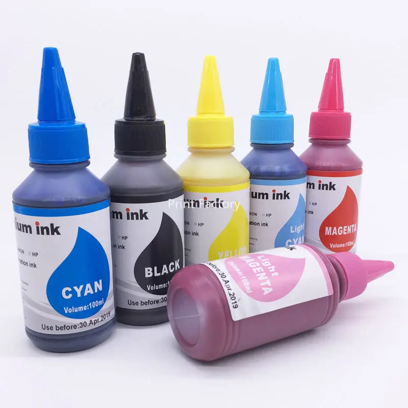 6 шт T0801-T0806 сублимационные чернила для Epson PX820FWD R265 R360 R285 RX585 RX685 RX560 PX710W PX810 PX650 PX50 PX660