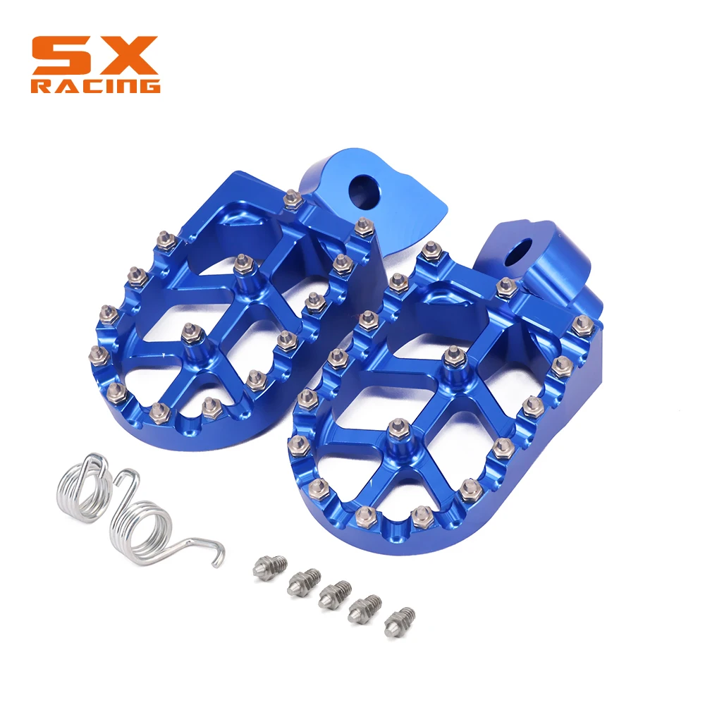 Motorcycle Aluminum Foot Pegs Footpeg Pedals FootRest For YAMAHA YZ85 YZ125 YZ250 YZF WRF 250 426 450 YZ 125X 250F 250FX 450FX | Автомобили
