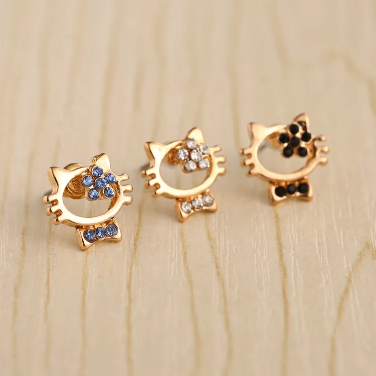 Изящные милые стереоскопические серьги с помпоном маленькие очаровательные