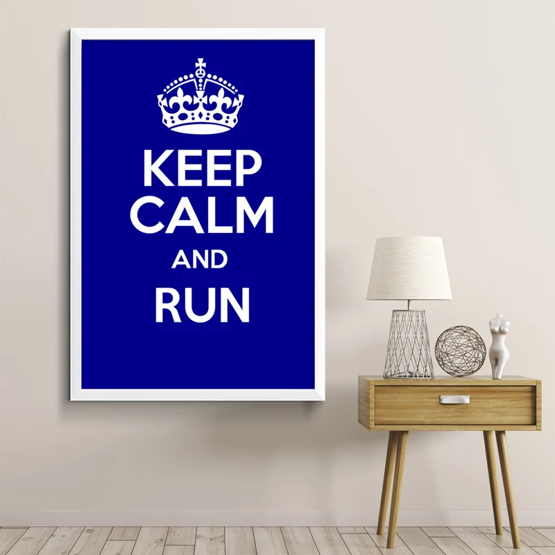 Настенный плакат NOOG Keep Calm настенные картины Вдохновляющие плакаты и принты холст