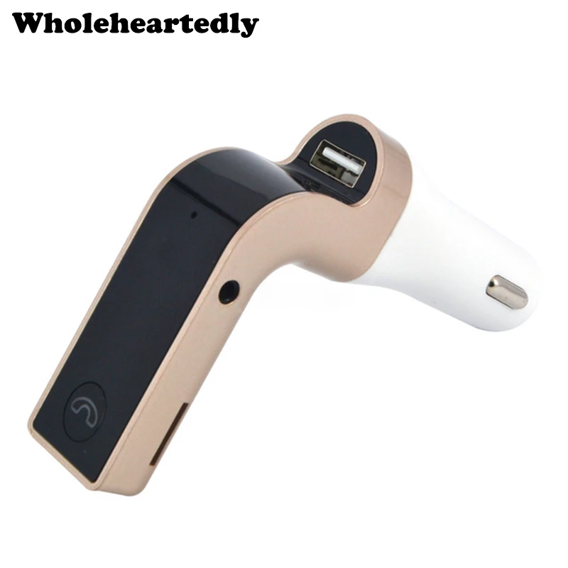 4-в-1 Hands Free Беспроводной Bluetooth FM передатчик модулятор Автомобильный комплект MP3