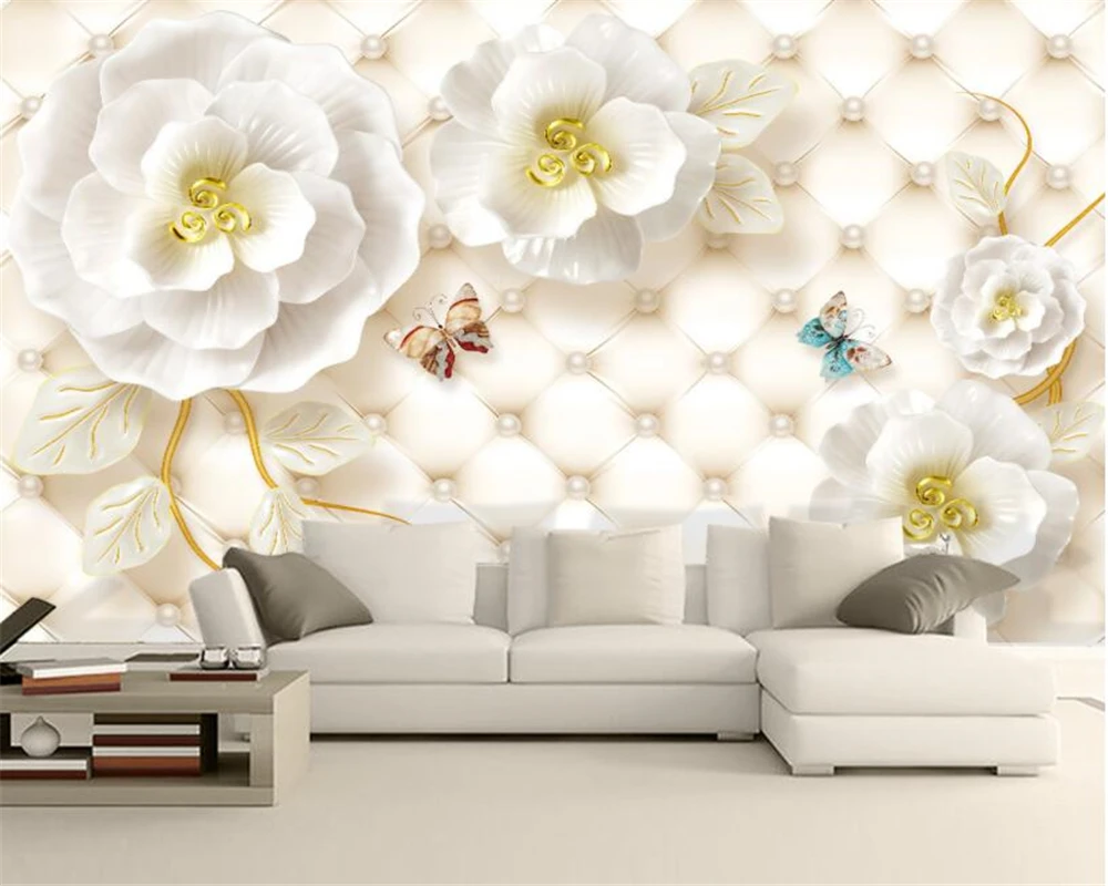 Beibehang 3d wallpaper background mural living room sofa bedroom jewellery rose tv custom any size wall papel tapiz | Обустройство