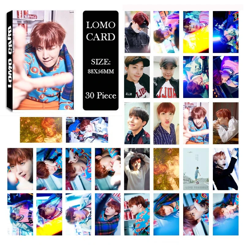 KPOP Bangtan Boys ARMY LOVE YOURSELF альбом ломо карты K POP Новая мода само сделанная бумага фото