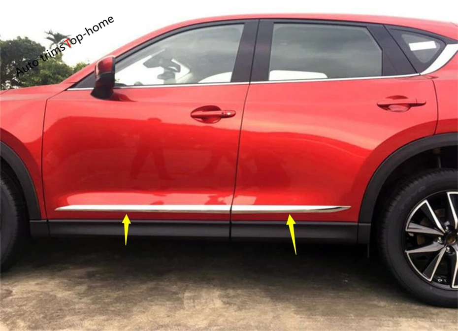 Yimaautotrims хромированная боковая дверь молдинговая полоса наклейки крышка отделка