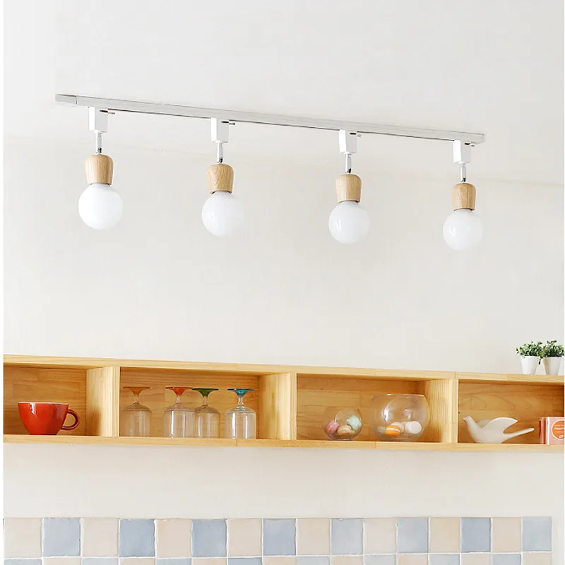 Современные СВЕТОДИОДНЫЕ Деревянные дорожки с регулировкой направления рельсы