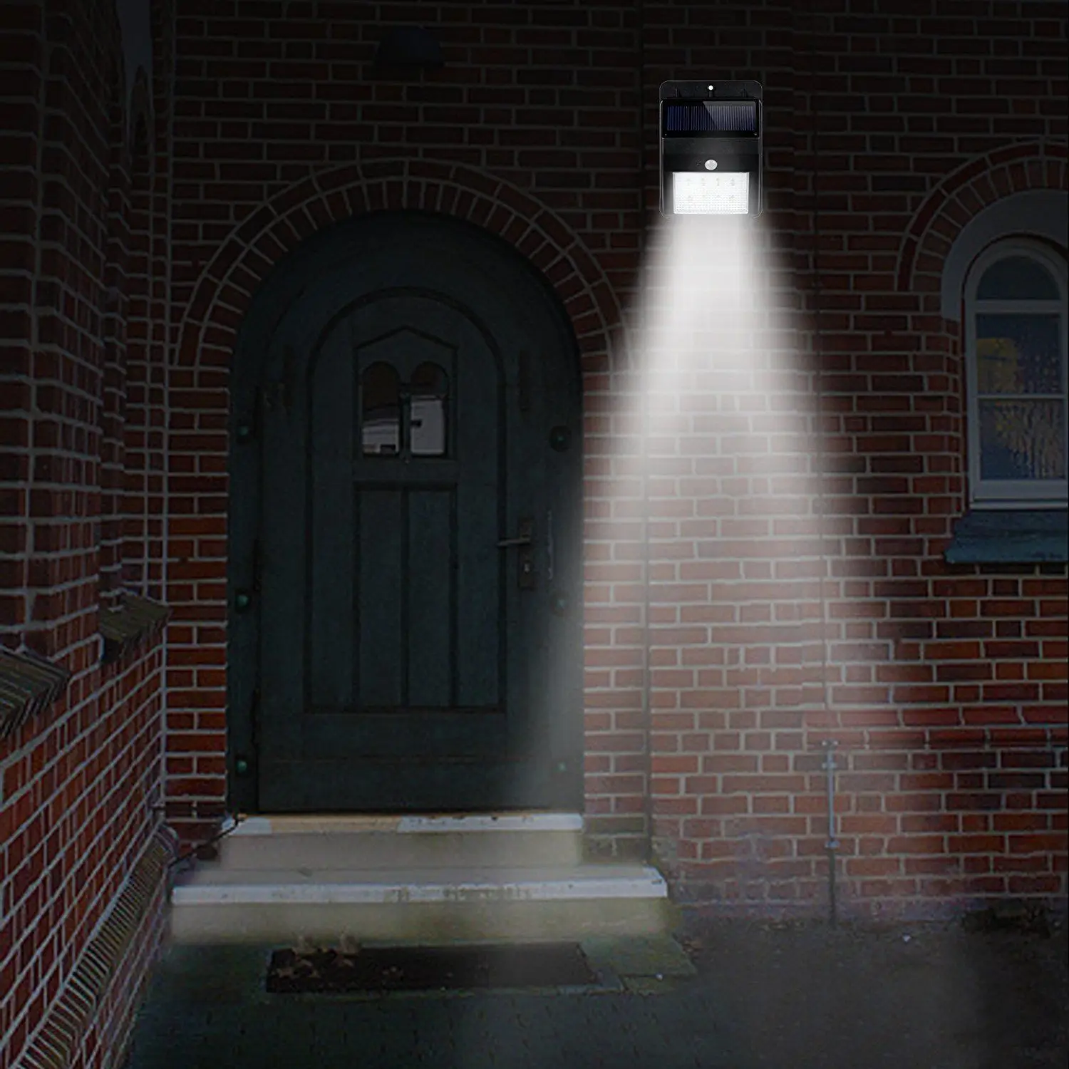 Солнечный Мощность 20 LED Lmap пятно света движения Сенсор Открытый украшения сада Водонепроницаемый безопасности Luz солнечной solaire Лампы для мотоциклов
