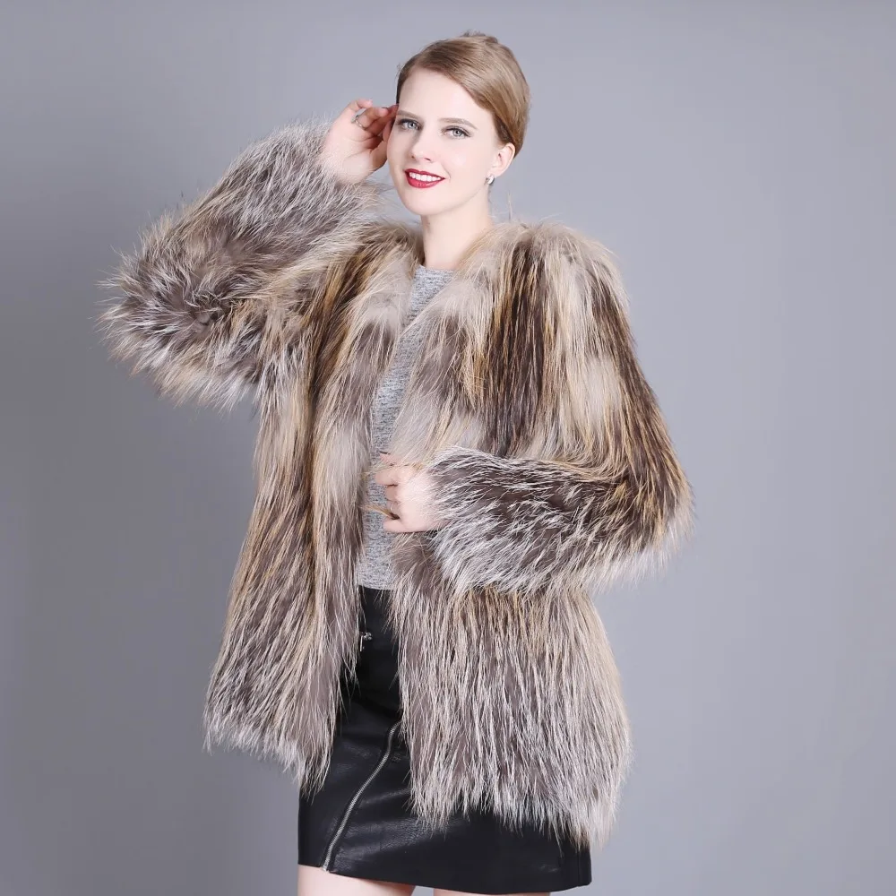 70 см роскошный новейший цвет женский натуральный Лисий мех пальто удобный мягкий