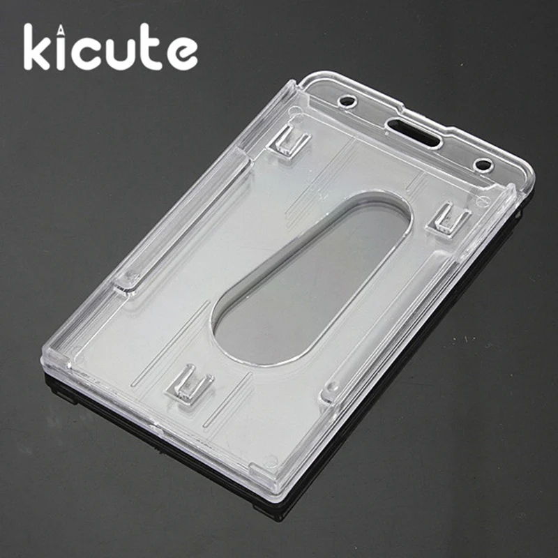 Kicute 2 шт. горячая Распродажа Вертикальный жесткий прозрачный пластиковый