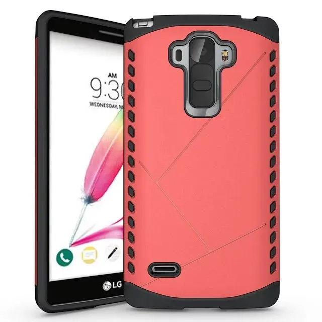 Для LG G4 Stylus Примечание G Stylo LS770 5.7 дюймов Случае роскошные Тяжелые 2 в 1 Duty Броня PC +