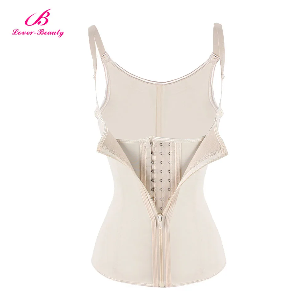Beign Lover Красота женская обувь на застежке-молнии крюк Body Shaper размера плюс талии тренер жилет корсет для похудения грудью приталенное, Корректирующее - Цвет: Beign