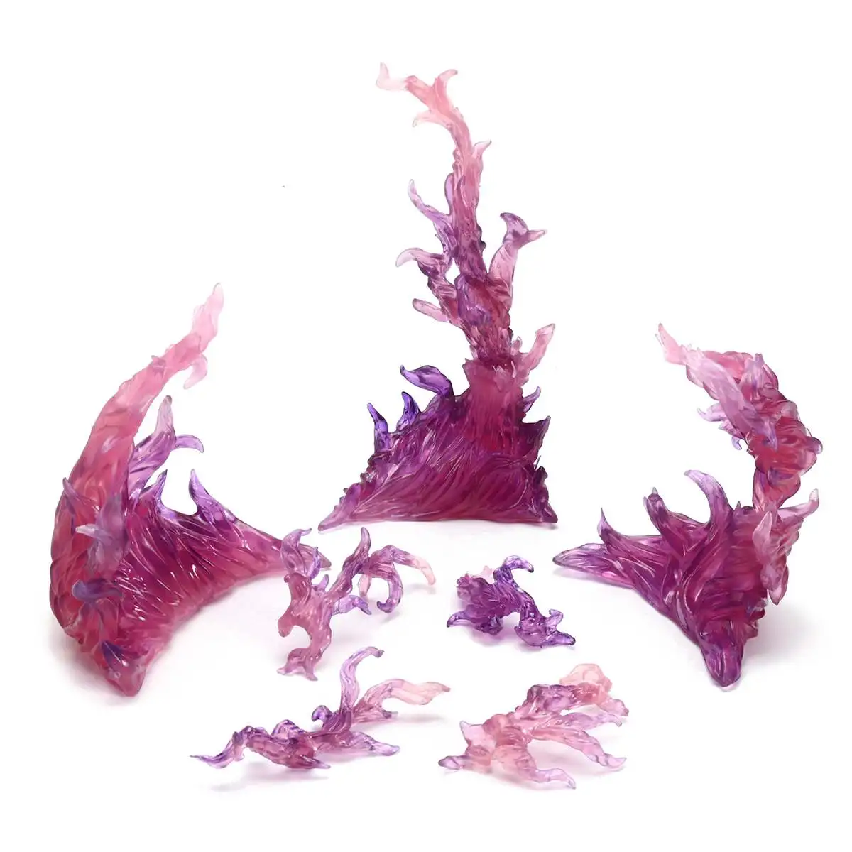 Purple Эффект воздействия Tamashii Star Soul эффект сжигания пламени Fix Tamashii Effect эффект сжигания пламени игрушки Фигурки Figma Bandai - Цвет: Purple