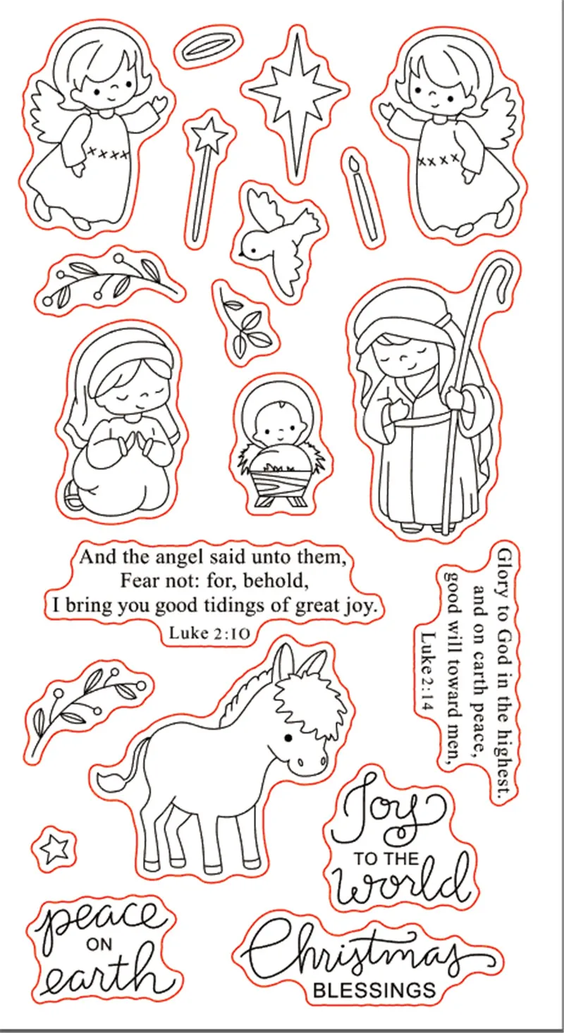 11x20 Bunny TBig ice cream ransparent Clear Stamps Silicone Seals for DIY scrapbooking photo album Card Making | Дом и сад