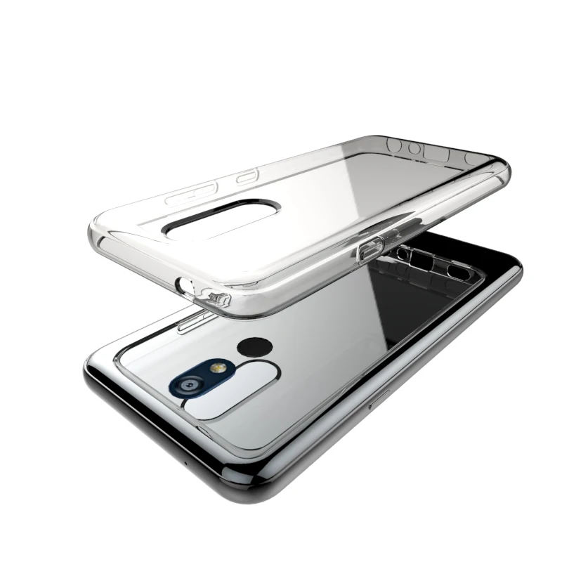 Skid-proof Soft TPU Transparent Silicone Clear Case Cover for LG X4 2019 For K40 K12 Plus LMX420 |
