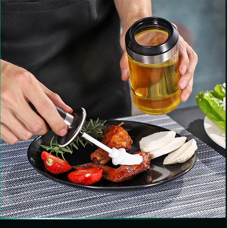 Practical Seasoning Bottle Durable Pepper Salt Sauce Condiments Container Spice Ketchup Bottle Kitchen Seasoning Storage Tool